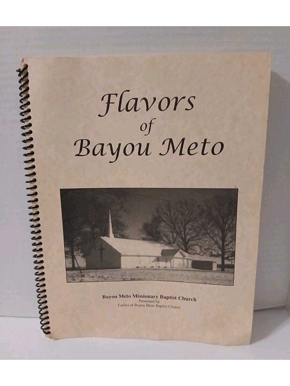 flavors of bayou meto Cookbook Lonoke Arkansas Paperback Baptist Church Vtg